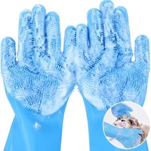 Pet Grooming Bathing Gloves