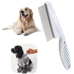 Stainless Steel Comfort Flea Comb for Dog Cat