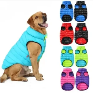 Reversible Waterproof Windproof Down Padded Dog Vest